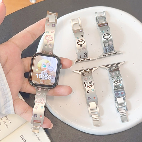金属星光色适用iwatch表带