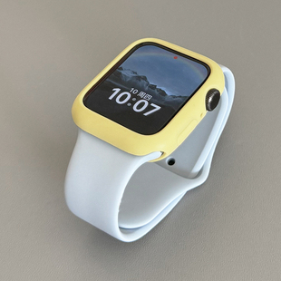 拼色s10软壳小众适用iwatch表带S9保护壳苹果手表applewatch新款