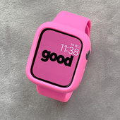 星光表带软壳新年硅胶适用iwatch保护壳S10苹果se手表applewatch9