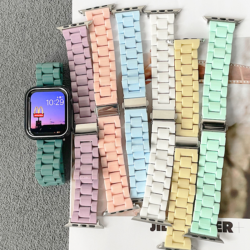 糖果色树脂表带iwatch7