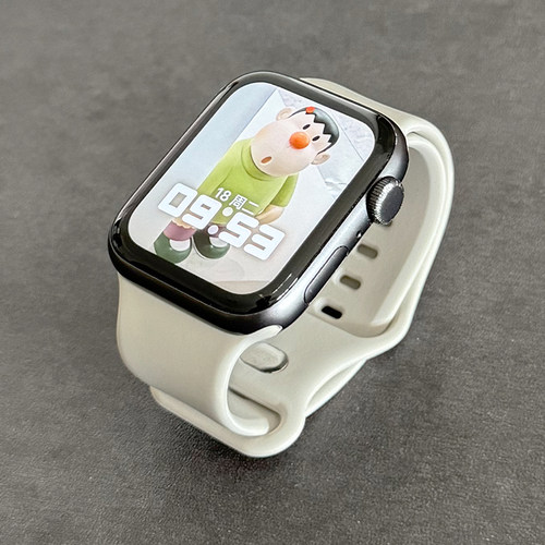 蝴蝶扣透气硅胶适用iwatch表带