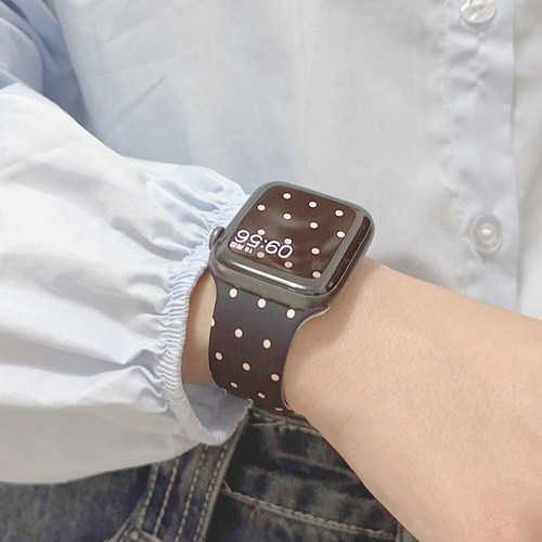 百搭波点小众适用iwatch表带