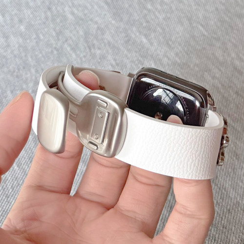 硅胶磁吸折叠扣适用iwatch表带