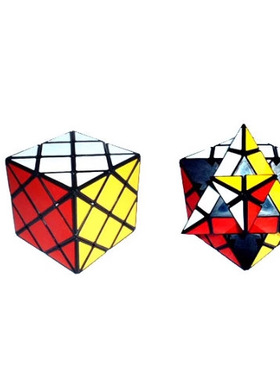 Calvin'sPuzzle Okamoto & Greg Lattice Cube 框格魔方四色配色