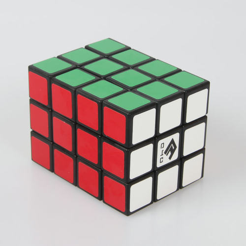 【铭浩之 334 黑色魔方】C4U 3X3X4 多层全功能 三三四黑底魔方