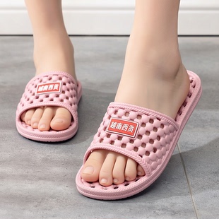 男女款越南橡胶拖鞋居家按摩卫生间洗澡舒适防滑速干镂空软底凉拖