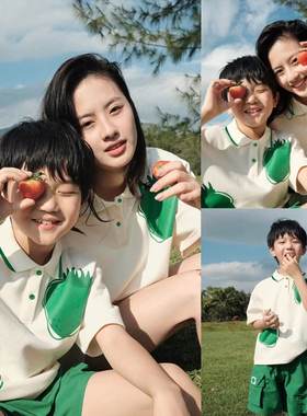 拍照好看的亲子装母子2024新款