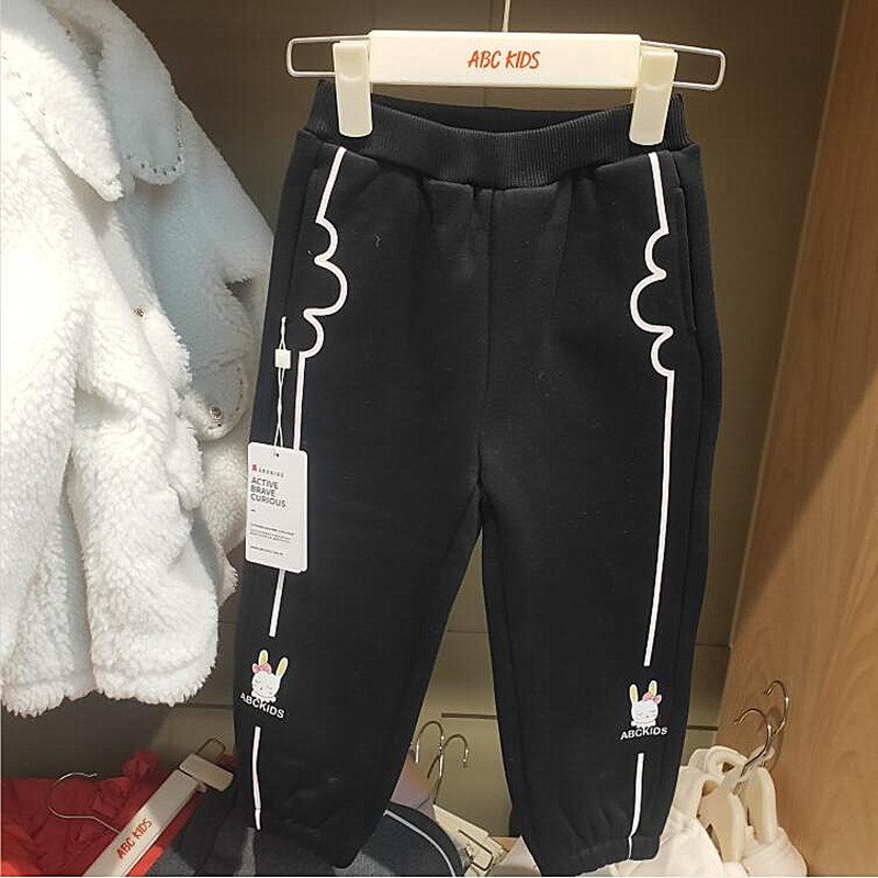 商场同款abckids童装冬季女童小童保暖针织裤长裤加绒 F251213349图片