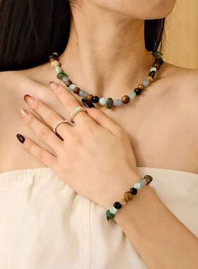 2026春夏新品新款推荐天然石项链