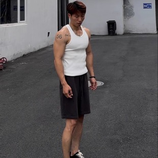 卫裤 ULTISO本源 400g重磅纯色宽松健身运动百搭夏季 休闲短裤 美式