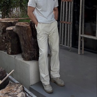 裤 ULTISO本源 重磅宽松垂感户外休闲百搭工装 复古直筒伐木裤 美式