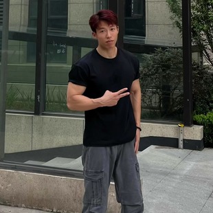 ULTISO本源 純色索羅娜T恤240g重磅圓領(lǐng)運(yùn)動透氣涼感休閑短袖 美式