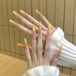 多巴胺糖果色美甲气质简约纯手工穿戴甲晕染渐变指甲贴可重复佩戴