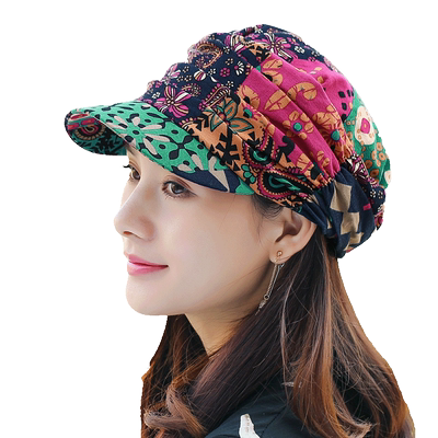 帽子鸭舌帽女田园韩版春夏