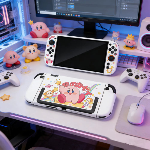 任天堂switch2保护壳套卡比硬壳