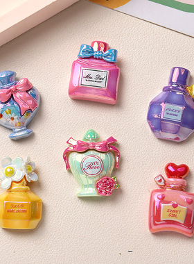 卡通diy树脂配件饰品电镀瓶子奶油胶手工制发夹手机壳鞋扣配饰批