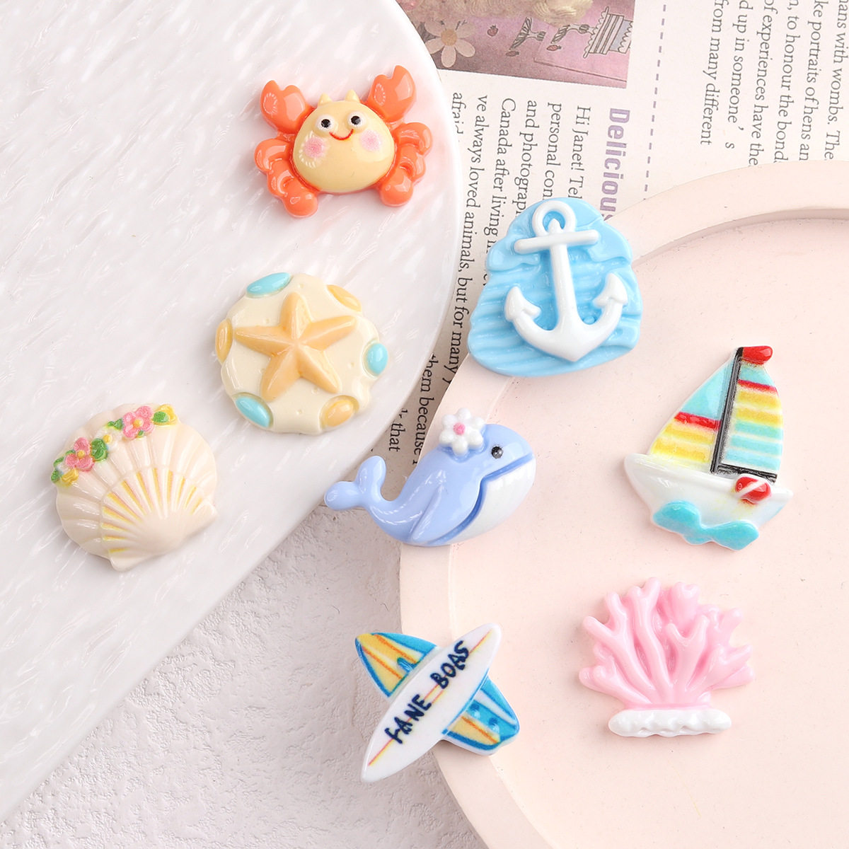 卡通diy树脂配件饰品海洋8件套奶油胶手工制发夹手机壳鞋扣配饰,饰品/流行首饰/时尚饰品新,其他DIY饰品配件,淘宝优惠券,粉丝福利购,淘宝优惠卷