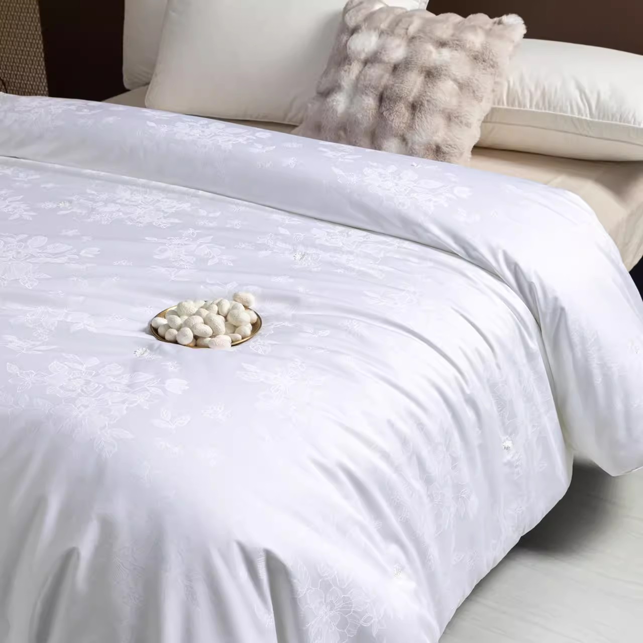 恒源祥100柞蚕丝棉手工蚕丝被