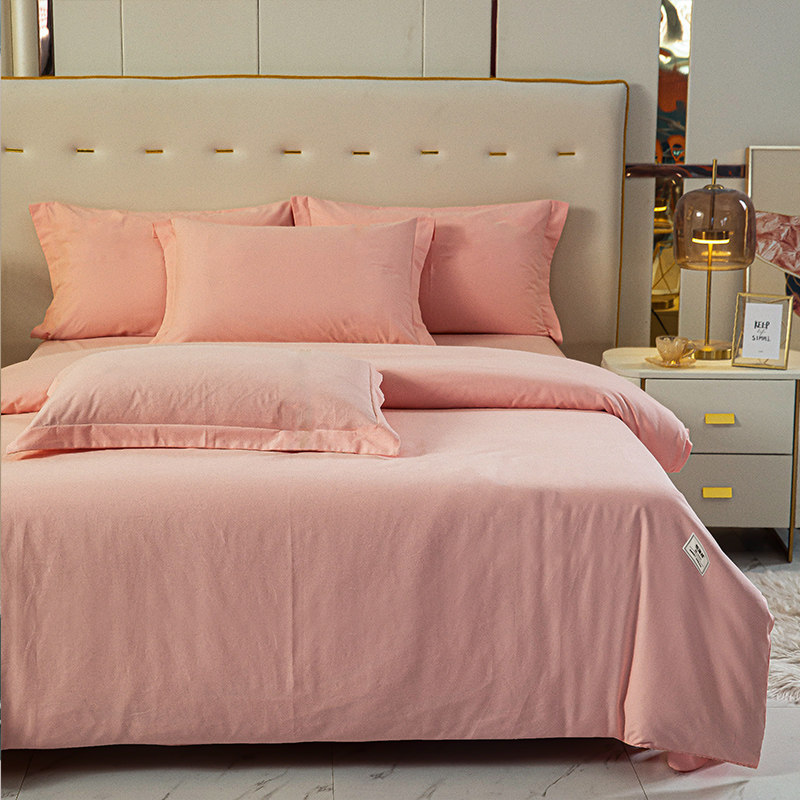 恒源祥磨毛四件套床上用品纯棉全棉柔软亲肤床单被套秋冬纯色简约,床上用品,床品套件/四件套/多件套,淘宝优惠券,粉丝福利购,淘宝优惠卷