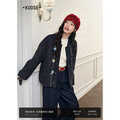 女装 穿搭新款 宽松上衣 2025秋冬季 阔色黑色气质棒球服毛毛外套短款