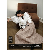 阔色卡其色背带裙吊带背心裙26春季 穿搭设计感连衣裙新长裙子女秋