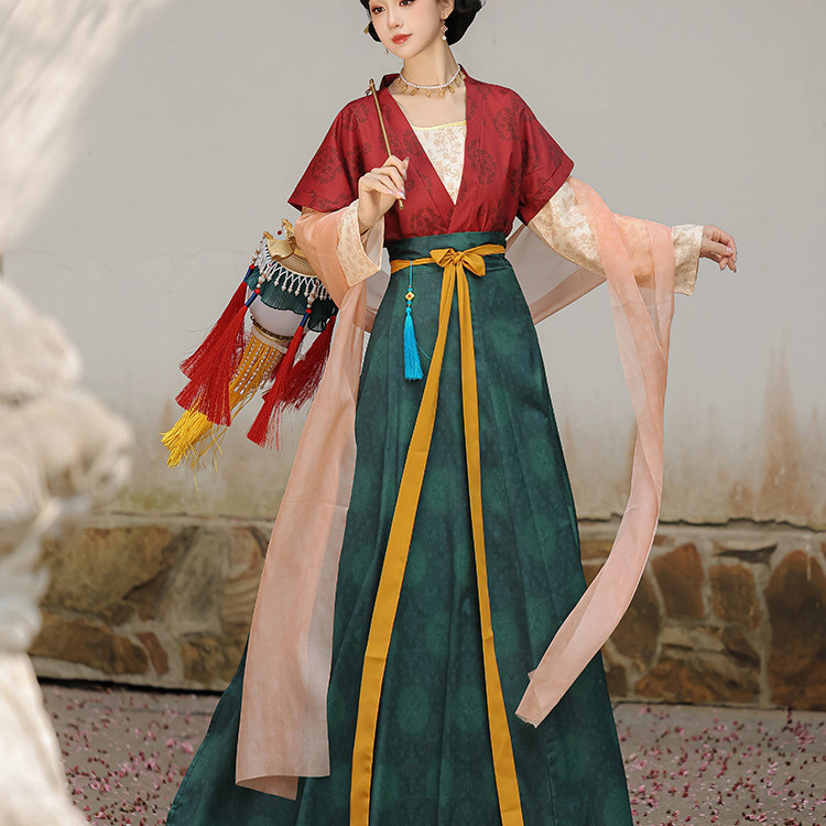 南歌亭唐制复原风汉服八破裙