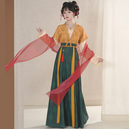 南歌亭唐制复原风汉服八破裙