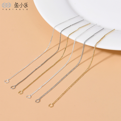 耳针手工耳环流苏十字盒子