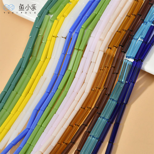 玻璃水晶珠长方形直管串珠