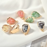 Прозрачная имитация кристаллическая руда цвет сломанная смоля с кулон