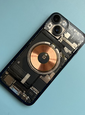 适用于苹果改装定制6s7代87Plus11iphone透明后盖屏幕12后壳6SP13