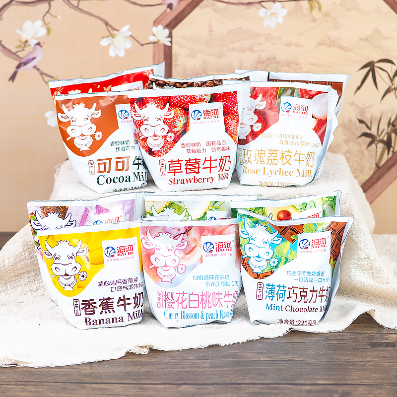 海河早餐风味奶多口味独立袋装