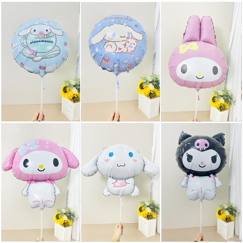 玉桂狗拍照道具手拿棒气球大耳狗