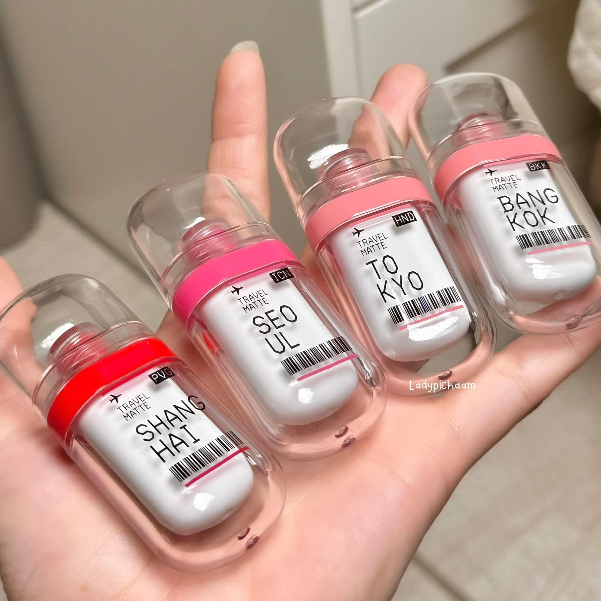 泰国supershades唇釉哑光雾面持久显色小众唇颊城市唇釉08巴黎