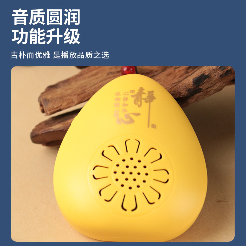 新款小型播放器外置插卡充电单曲循环198首经典曲目老人吊坠唱机