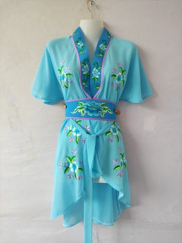 新款越剧黄梅戏丫环小旦七仙女戏曲戏服舞台演出服写真摄影