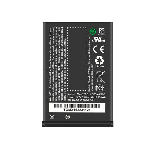 适用霍尼韦尔Dolphin 60E 70E 75EBAT-EXTENDED-01 70E-BTEC 电池