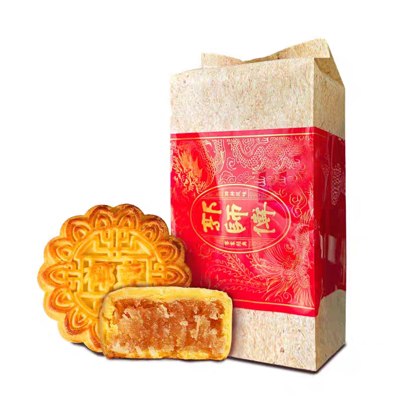 郭师傅月饼店椰蓉月饼老广纸筒椰蓉月饼一袋四个装480克