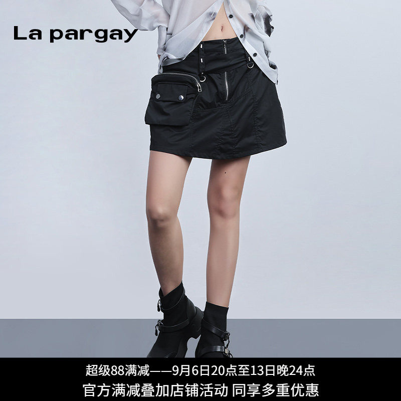 Lapargay2025夏上新工装半身裙