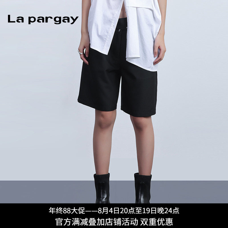 Lapargay暗黑解构五分短裤