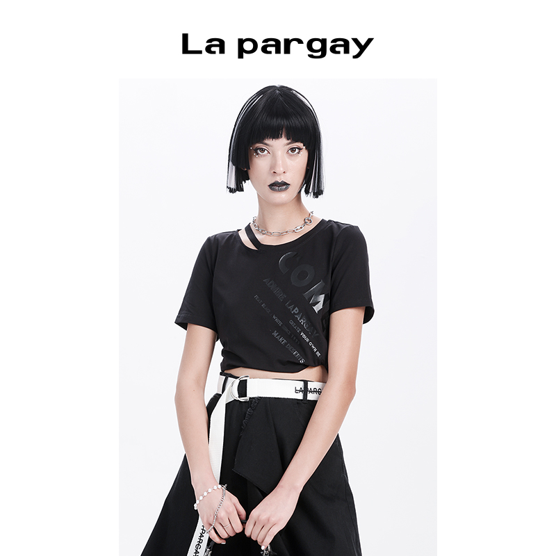 lapargay百搭短袖纳帕佳印花