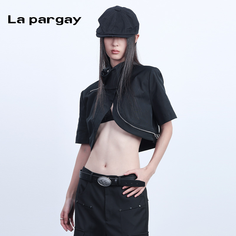 Lapargay设计款短袖外套