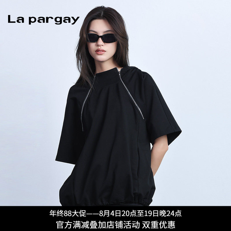 Lapargay2025夏上新短袖卫衣
