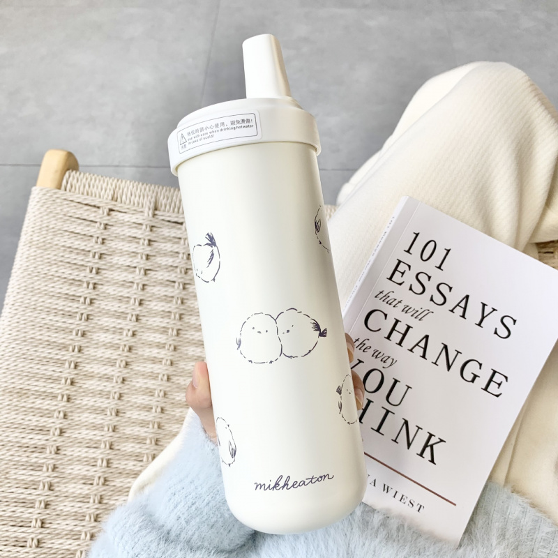 德国进口可爱小鸡小猫奶茶保温杯