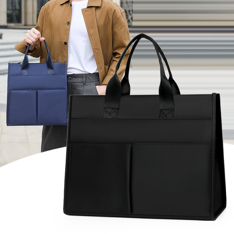 男士商务公文牛津布手提包新款大容量定制Logo政府会议A4手提文件,箱包皮具/热销女包/男包,男士包袋,淘宝优惠券,粉丝福利购,淘宝优惠卷