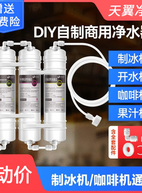制冰机过滤器商用自来水奶茶咖啡饮料开水器水吧台KTV净水器滤芯