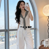 背心短裤 韩系休闲时尚 2026超火轻熟风小众不撞款 女夏季 三件套 套装