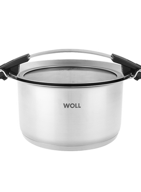 德国WOLL家用蒸锅小蒸笼不锈钢汤锅蒸馒头蒸鱼煤气灶电磁炉通用