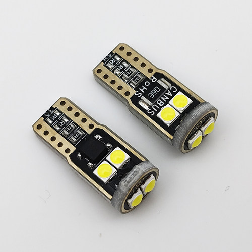 汽车小灯led示宽灯车内阅读灯尾箱灯牌照灯泡12V改装高亮通用T10