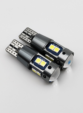 汽车通用led示宽灯透镜t10小灯泡12V改装超高亮车外日行灯行车灯